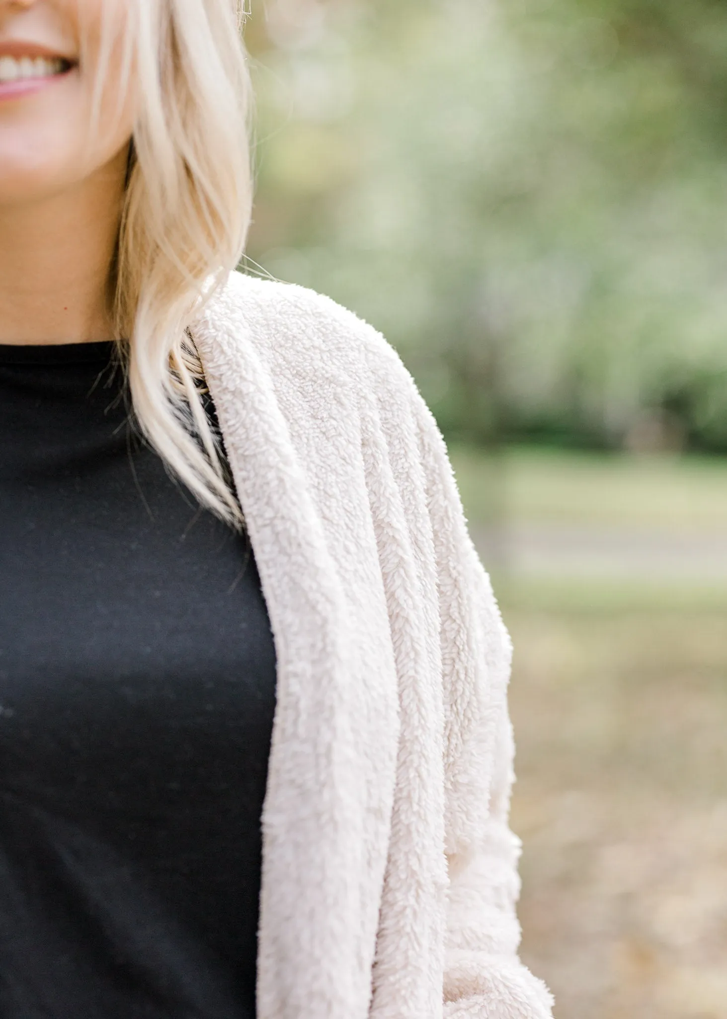 X Snuggle Me Cream Cardigan