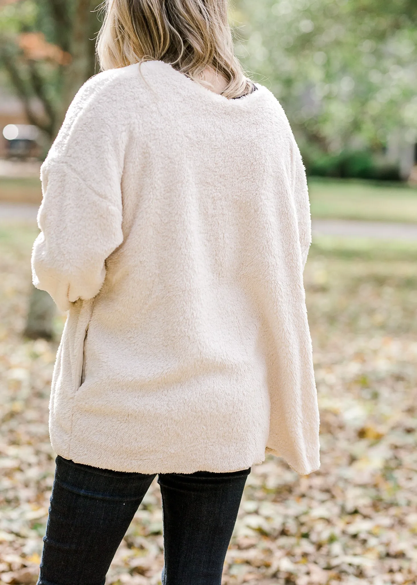 X Snuggle Me Cream Cardigan